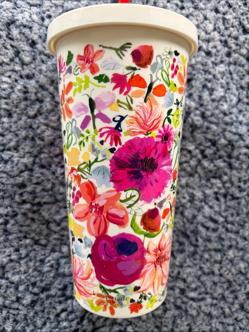 Kate Spade Floral Tumbler